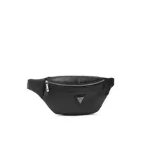 GUESS Certosa, Synthetic Leather, Textile Fanny Pack, hmcrts p1330, Black, 28 x 14 x 8 cm, For Men