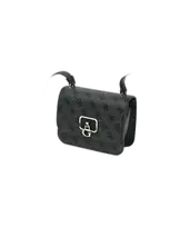 GUESS Coal, Textile Crossbody Bag, Black, 79780, 18.5 x 14.5 x 7 cm, For Women