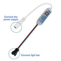 Sp621E Mini Bluetooth Rgb Controller For Ws2811 Ws2812 Ws2813 Led Strip Light  Control -24V