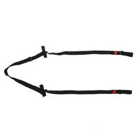 Black Leg Lifting Strap Long Leg Lifter Mobility Tool Hand Grip Leg Lifter for Elderly Disability Stroke