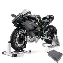 Spray 1:6 Kavvasaki Racing Ninja 500 H2R Motorcycle Simulation Sound Light Fast And Furious Kid Gift Collection Value Display