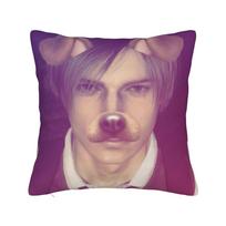 Leon Kennedy Pagalvės užvalkalas Spausdintas poliesterio pagalvės užvalkalas Dekoracija Pagalvės užvalkalas Namams Užtrauktukas 45*45cm 30cmx30cm