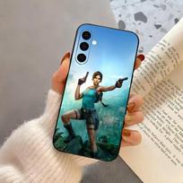 Cool girl T-Tomb R-Raider-TR Phone Case For Samsung Galaxy A73,A72,A71,A70,A53,A52,A51,Others Soft Black Cover Samsung a11