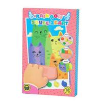 Rainbow Scratch Art Kit Magic Rainbow Scraping Paper Set for Kids Creative DIY Postcards Personalized Greeting Cards Fine Motor Skills Toy B