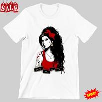 Naujas Amy Winehouse Goodbey Rock T-shirt Baltas Unisex Dydis S Iki 4XL Unisex T-shirt XXL