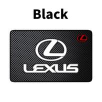 Car Silicone Non-Slip Mat Interior Console Emblem Badge Anti-Slip Pad for Lexus ES300 RX330 RX300 GS300 IS250 IS200 CT200h NX RX juoda