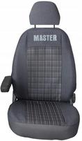Priekinės sėdynių užvalkalai Renault Master 2010- Priekis Premium Tvirti