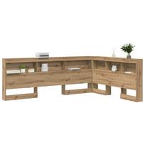 Storage Headboard Artisan Oak 140 cm Particle Board
