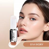 OCHEAL Color-Changing Full Coverage Foundation & Concealer Stick with Brush 10g white
