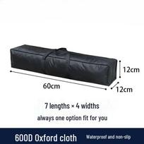 Large-Capacity Waterproof Camping Bag for Tent, Table, and Chair Storage Default black