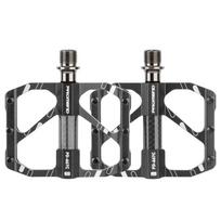 For PD-667 Latest Ultra-Light Durable 3-Bearing Chromoly Spindle Aluminum Anti-Slip Purple Bicycle Pedals for MTB Road Bikes 3 sealed bearing juoda
