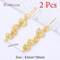 18K Gold Plated Earring Hooks,Hypoallergenic Ear Wires & Hoops,DIY Jewelry Making Supplies Findings,Earring Accessories