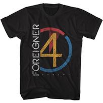 Foreigner 4 Spalvingas albumo viršelis Vyriški marškinėliai Roko muzikos prekybinė prekė XL