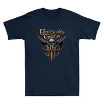 Men's and Women's T-shirts Dungeons & Dragons Baldur's Gate III Big Chest Emblem Vintage Top XXL