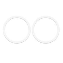 2Pcs 15CM Portable Air Conditioner Exhaust Hose Connector Interface Coupler Tube Adapter Vent Fitting Extender Kit for Home Office Sliding Window