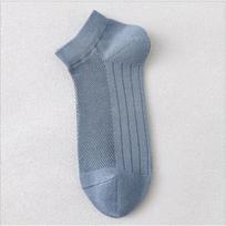 Men's Sweat Absorbing Thin Breathable Mesh Sports Socks One Size mėlyna