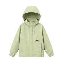 2026 Girls' Spring & Autumn Windbreaker Raincoat - Casual Loose Jacket Sportswear Top 160 (approx. 150cm height) žalia