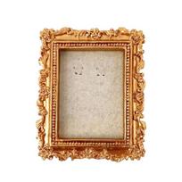 Resin Picture Frame Mini Picture Frame Antique Photo Frame Tiny Baroques Ornate Frame for DIY Manicure Jewelry Gift