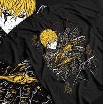 Genos T-Shirt Anime Manga Villain One Punch-Man Graphic Tee Gift Shirt All Size S