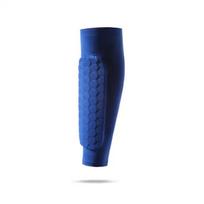 High Quality Shin Guard Sports Breathable Comfortable Football Calf Protector Sleeve Soccer Calf Protector S mėlyna