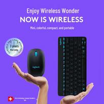 Logitech MK245 Nano Wireless Keyboard and Mouse Combo