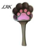 Cat Food Scoop Cute Paw Scoop, 3D Printed Pet Long Dog Treat Handle Scooper for Kibble Treats Portion Control Measuring juoda