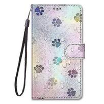 Case For Zte Blade A31 Cover Magnetic Card Slots Creative Cat Paw Pattern Wallet Case Coque
