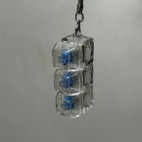 Luminous Transparent Keycap Keychain Fidget Toy Mini Decompression Pendant Gift for Friends Kids