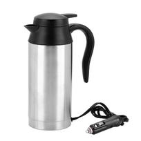 24V Water Boiler Cylindrical Heating Water Pot Hot Water Container  Long Distance Road Trip black