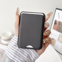 Magnetic Card Holder Leather Wallet Case For Magsafe iPhone 17 16 15 14 13 12 Pro Max Samsung S25 S26 Ultra Stand Card Slots Bag juoda