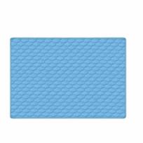 Nonslip Pet Cool Mattress Soft Pet Ice Pad Self Cooling Dog Cooling Pad  All Season S mėlyna