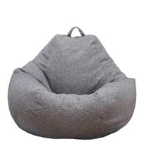 Large Bean Bag Chair Cover Sofa Color Simple Design Indoor Lazy Lounger Cover For Adults And Kids With No Filling