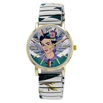 Montre femme - RAPTOR - Frida Kahlo Edition - Multicolore - Boîtier 36 mm doré - Quartz Miyota 2035 gryna