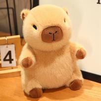 1pc 25cm Cute Dress Up Cloth Capybara Plush Toy Capibara Sweater Suit Plushie Doll Toys for Boy Girl Birthday Stuffed Animals about 23cm