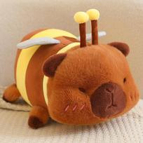 Cosplay Bee Capybara Plush Toy Stuffed Flying Wings Shiba Inu Dog Plusie Unique Toys for Kids Birthday Gift about 30-35cm
