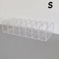 7-grid Cosmetics Storage Rack Transparent Multi-Functional Desktop Holder Skincare Organizer Eye Shadow Plate Storage Sort Box