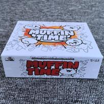 Muffinų ir blynų laiko interaktyvios vakarėlio žaidimo kortelės tėvų ir vaikų žaidimui Muffin Time gray