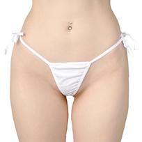 Andre shop Thong Panties White Lingerie Panties Sexy Shorts T-back T-back balta
