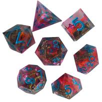 Resin Octopus Dice Set for Cthulhu RPGs, D&D, and Tabletop Games with Dice Cup