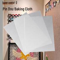 Rainbow Glitter Fabric Iron-on Transfer Paper - Gradient Coarse Glitter DIY Sequins by Pintoo Bean Tools