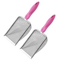 Cats Litter Scoops Stainless Steel Metal Pooper Scoopers Waste Poop Cleaner Pet Kitten Litter Sand Shovel Household Pet