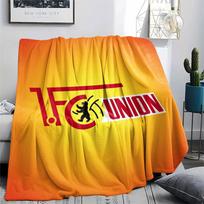 Union Berlin FC spausdinta flanelinė antklodė, minkštas pledas miegamojo sofai, skalbiama, futbolo gerbėjų atributika, puiki dovana. 80cm x 120cm red