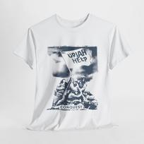 Vintage Uriah Heep Graphic Tee - Conquest Rock Band Unisex Shirt L