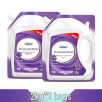 Jiajia Yi Super Clean Lavender Laundry Detergent, Easy Rinse, Hand & Machine Wash, Household Pack Refill Pack