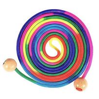 Outdoor Fun Rainbow Long Rope Anti-Slip 5m Jump Rope Group Skipping Rope  Fitness Equipment 5m