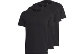 Adidas ACTIVE FLEX COTTON CREWNECK SHIRT UNDERWEAR T Shirt Men's 3 Pack Black GB1400 S