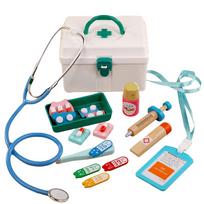 NR.KK 17 vnt./rinkinys Medinis Apsimetinio žaidimo Gydytojo Medicinos Rinkinys Įrankiai Edukacinis Žaislas Vaikams žalia