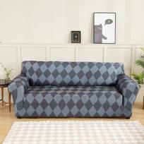 Stretch Sofa Cover Elastic Spandex Couch Covers For Living Room Geometric Washable L -Shape Sofa Slipcovers Furniture Protector 1-Seat-90-140cm S