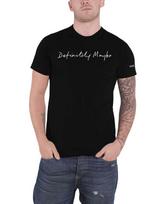 Oasis Definitely Maybe Band Logo Black Unisex T-shirts S