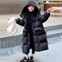 Winter Overalls for A Boy Real Fur Hooded Coat Big Fur Collar Cotton Down Jacket Coat Baby Girls Snow Coat Jacket Down & Parkas 120cm juoda